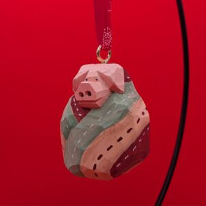 'Pig in a blanket' ornament